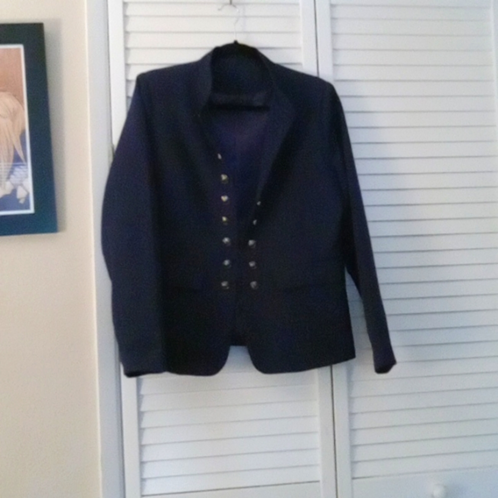 Navy military style jacket